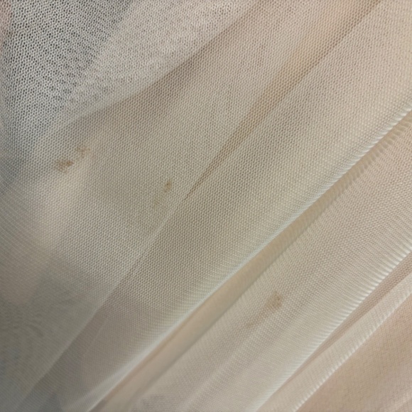 Zenzi Girls' Sleeveless 3D Floral Mesh Hanky Hem Dress In Blush Pink - Picture 8 of 8